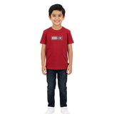 Enrico Coveri Silver Logo T-Shirt In Red