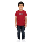 Enrico Coveri Silver Logo T-Shirt In Red
