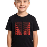 Enrico Coveri Boys T-Shirt In Black & Red