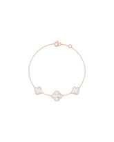 Clover Diamond Triple Bracelet