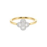 Clover Diamond Ring
