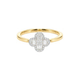 Clover Diamond Ring