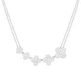 Clover Diamond Graduating Necklace