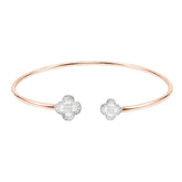 Clover Diamond Bangle