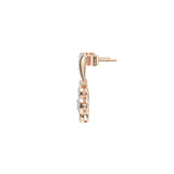 Clover Diamond Hoop Earrings