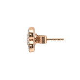 Clover Diamond Large Stud Earrings