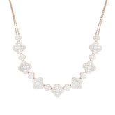 Clover Diamond Cluster Necklace
