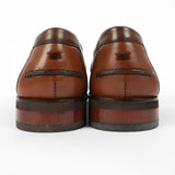 Florsheim Mens Berkley Flex Bit Leather Shoes In Cognac