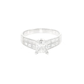 0.80ct Princess Engagement Ring