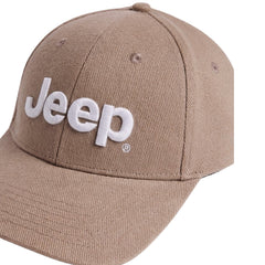 Jeep Mens U Basic Branded Cap In Khaki