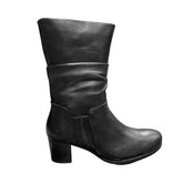 Hush Puppies Womens Korda Leather Boots In Black
