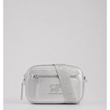 Sissy Boy Basic Camera Sling Bag In Silver