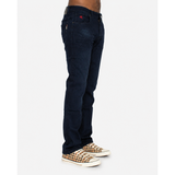 Soviet Mens 9060 Straight Leg Jeans in Black & Blue