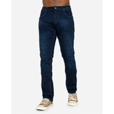 Soviet Mens 9060 Straight Leg Jeans in Black & Blue