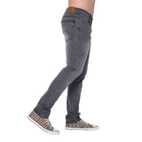 Soviet Mens Aveiro #9 Modern Fit Slim Jeans Blue Grey