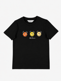 Ben Sherman Boys Happy Bears T-Shirt In Black