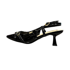 Plum Ladies Emmy Heels In Black