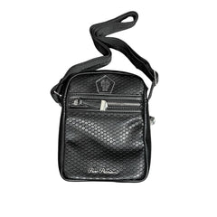 Pure Premium Hexx Mens Side Bag In Black