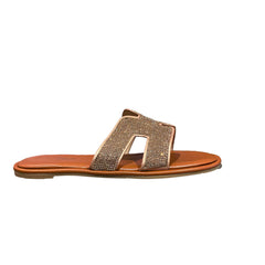 Miss Black Ladies Kali 5 Sandals In Rose Gold