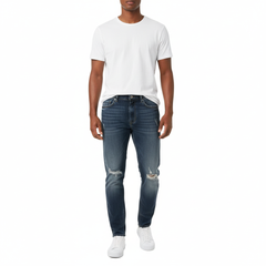 Guess Mens Tapered Jeans In Medium Wash