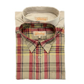 Sterling Mens Oxford Check Shirt Twinpack In Beige