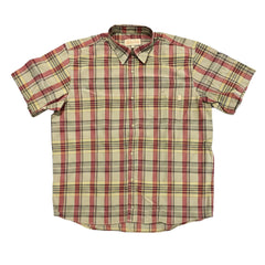 Sterling Mens Oxford Check Shirt Twinpack In Beige