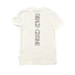 Enrico Coveri Mens 65 T-Shirt In Off White