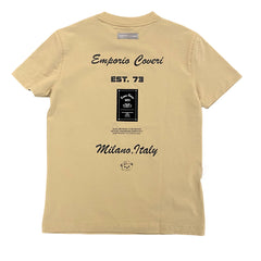 Enrico Coveri Mens 76 T-Shirt In Khaki