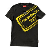 Enrico Coveri Mens 117 T-Shirt In Black