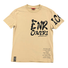 Enrico Coveri Mens 31 T-Shirt In Khaki