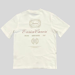 Enrico Coveri Mens 527 Oversixed T-Shirt In Off White