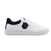 Enrico Coveri Mens Sneakers In White & Black