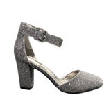 Orbit Glamour Heels In Pewter