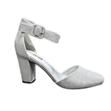 Orbit Glamour Ladies Pumps In Silver