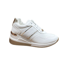 La Her Womens FD-27 Sneakers In White