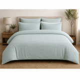 Cotton Co Cashmere Duvet Cover In Duck Egg