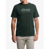 Jeep Mens Core Logo T-Shirt In Dark Green