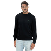 Calvin Klein Mens Cotton Crew Neck Sweatshirt In Black