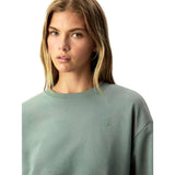 Calvin Klein Ladies Archive French Terry Relaxed Sweatshirt In Autumn Green