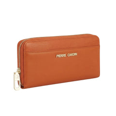 Pierre Cardin Londi Zip Around Purse In Orange