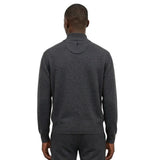 Polo Mens Buttons Neck Knitwear Jersey In Charcoal