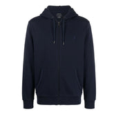 Polo Mens Essential Fleece Hoodie In Navy