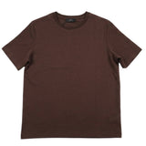 Antioch Mens Plain T-Shirt In Dark Brown