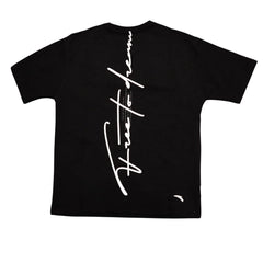 Anta Mens Back Print T-Shirt In Black