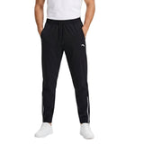 Anta Mens Advanced Woven Running Track Pants In Black