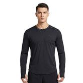 Anta Unisex Racing Challenge Long Sleeve T-Shirt In Dark Grey