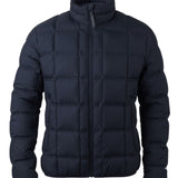 Sniper Mens Timbavati Block Puffer Jacket In Navy