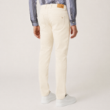 Harmont & Blaine Mens 5 Pocket Basic Narrow Pants In Cream
