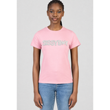 Sissy Boy Womens Star Girl Regular T-Shirt In Pink