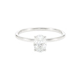 0.50ct Oval Solitaire Engagement Ring